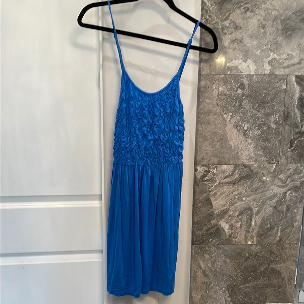 Blue Sleeveless Dress
